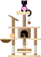 Kattenkrabpaal constructie